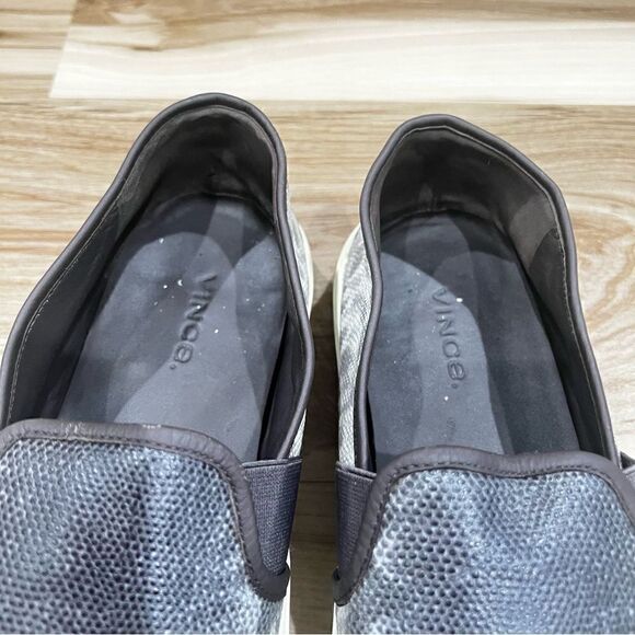 Vince. Blair Snakeskin Embossed Leather Slip-on Sneakers Women’s 7.5 - Picture 3 of 6